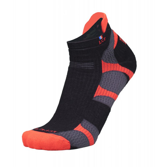 La Chaussette de France Running modele Mercury noir/orange