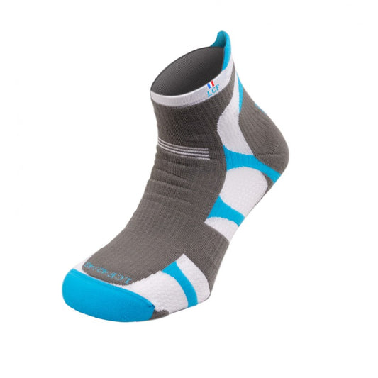 La Chaussette de France Running modele Mercury gris/blanc