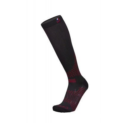 La Chaussette de France Running modele Rockies noir/rouge