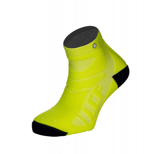 La Chaussette de France Running modele Overdrive jaune fluo