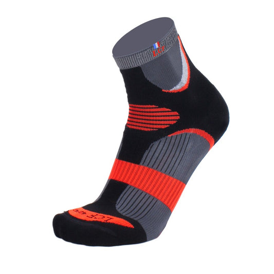 La Chaussette de France Running modele Sierra reflect noir/orange