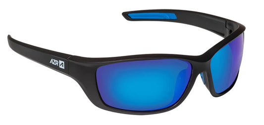 Lunettes AZR Modele Storm 3771 Monture noire mate Écran PC / multicouche bleu Cat 3