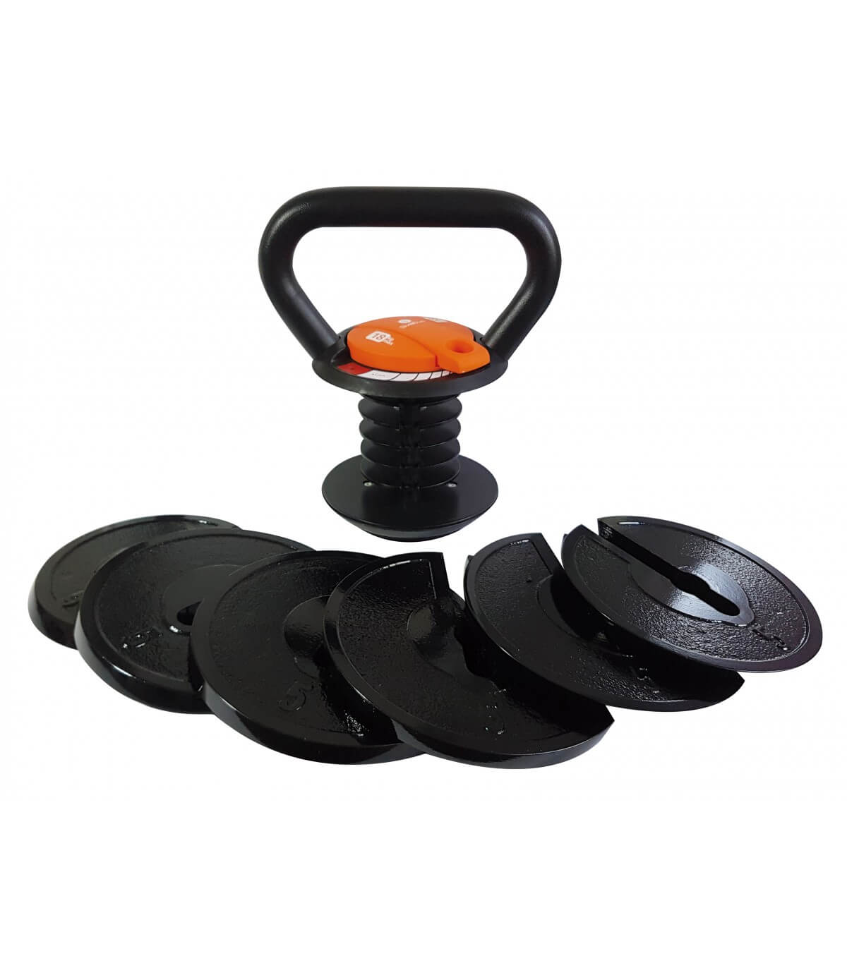 Kettlebell à charge variable noir Sveltus