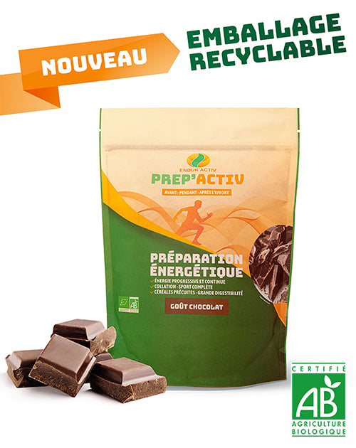 Prepactiv Chocolat Crème énergétique  biologique Enduractiv