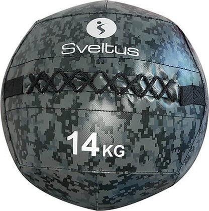 Wallball camo à projeter au sol Sveltus poids au choix noir