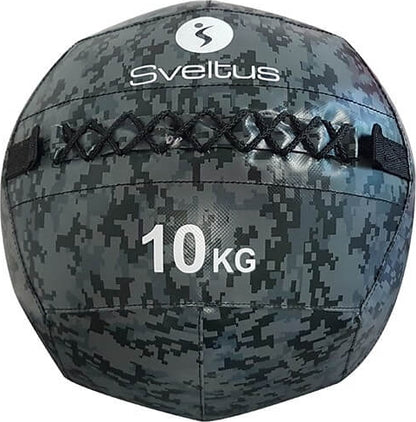 Wallball camo à projeter au sol Sveltus poids au choix noir