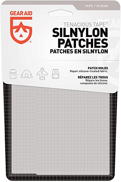 GearAid Silnylon patches tenacious tape