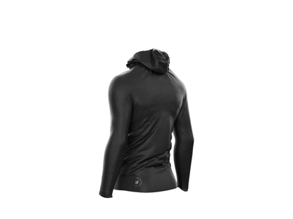 Veste imperméable Homme Compressport Hurricane  10/10 noir