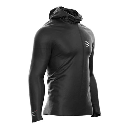 Veste imperméable Homme Compressport Hurricane  10/10 noir