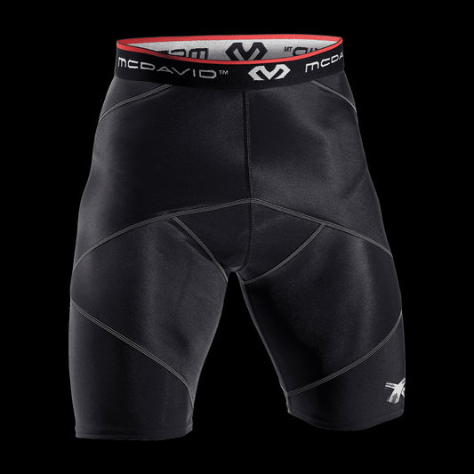 Short de compression Cross Compression pubalgies Mc David noir