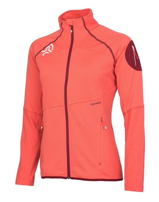 Veste Berlana jkt Ternua femme rose corail