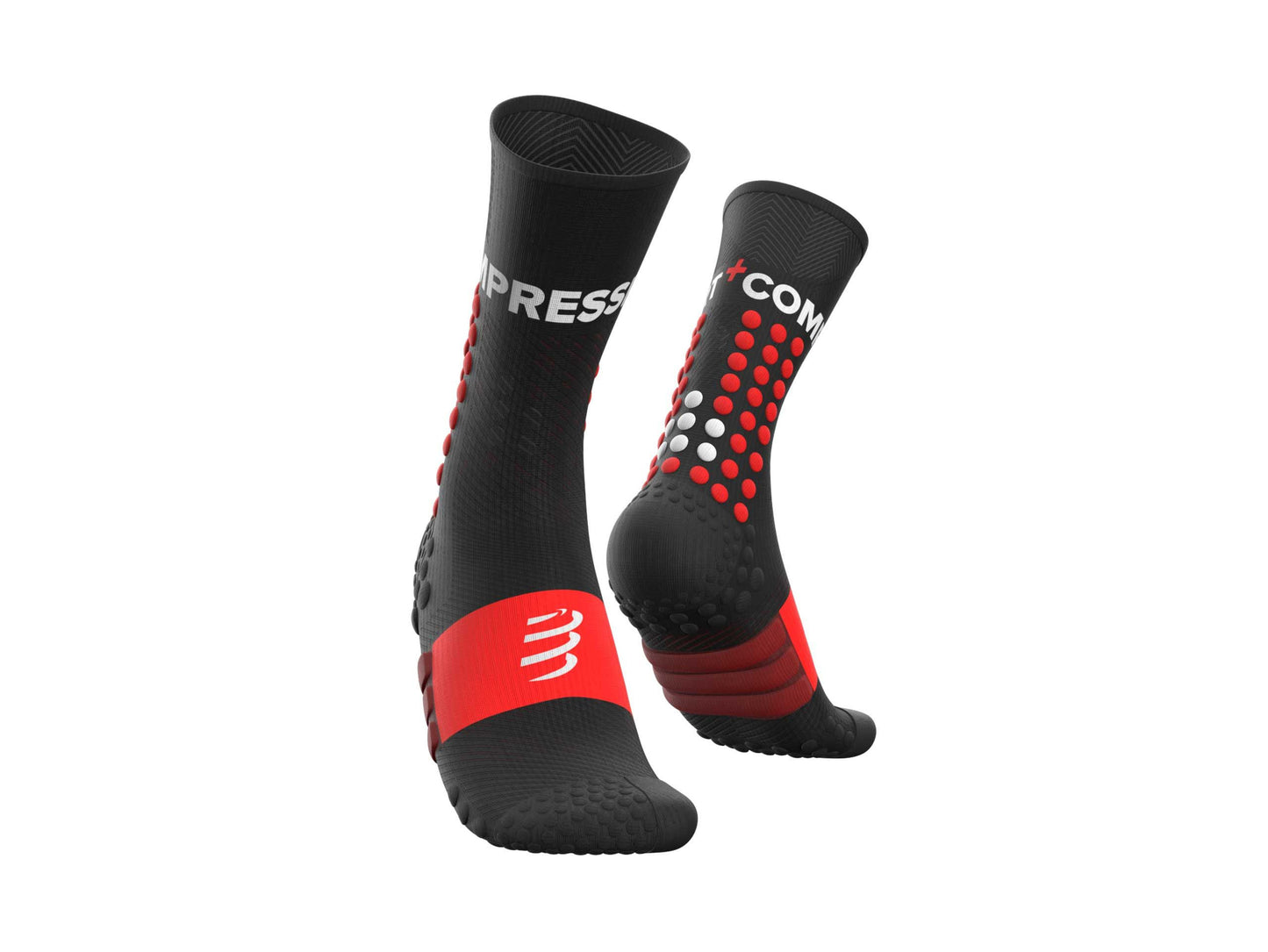 Chaussettes Compressport Ultra-trail Socks noir