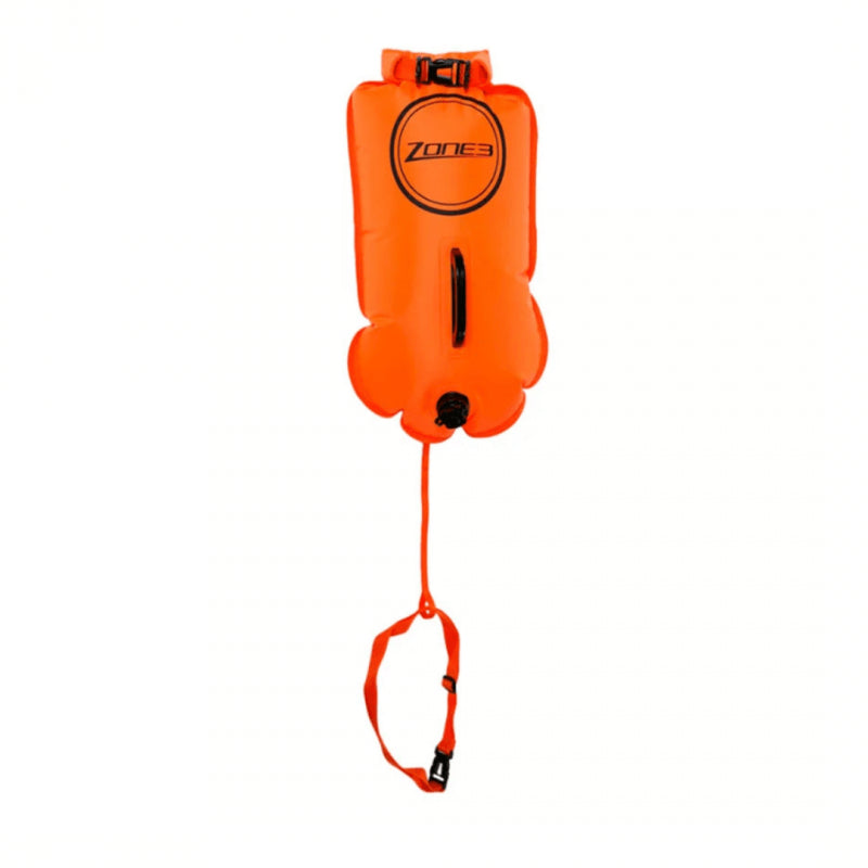 Bouée Swim Safety Belt with Tow Float Pouch Orange Zone3