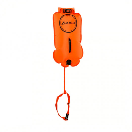 Bouée Swim Safety Belt with Tow Float Pouch Orange Zone3