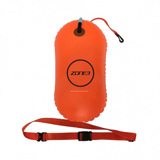 Bouée Swim Safety Buoy with Tow Float Pouch Orange Zone3