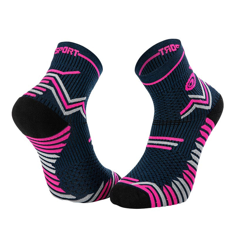 Chaussettes BV Sport Ultra marine et rose