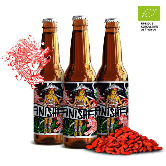 Biere blonde goji Finisher pack de 3