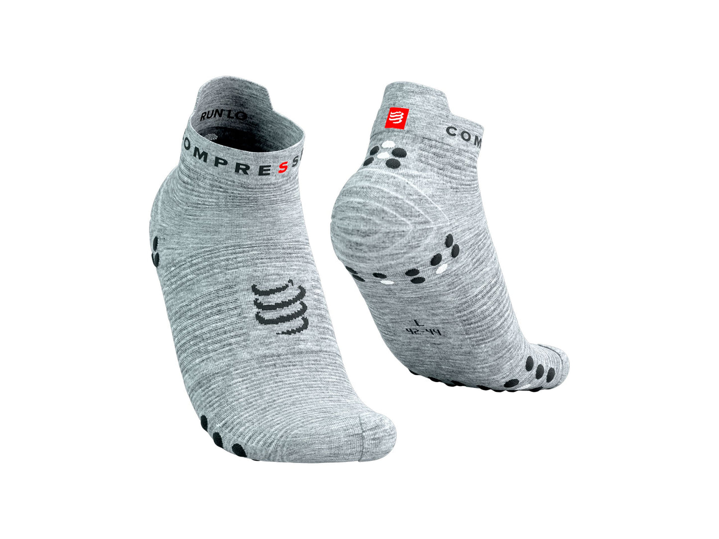 Chaussettes Compressport Pro Racing Socks v4.0 run Blanc fjord blu