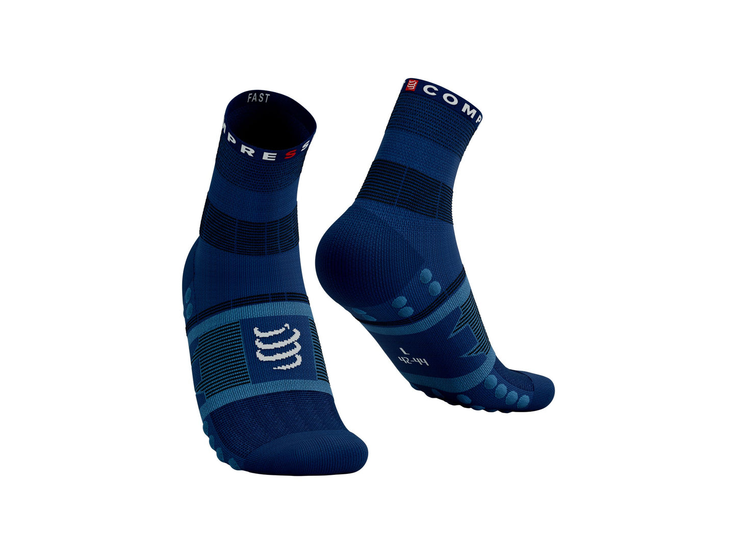 Chaussettes Compressport Fast hiking bleu