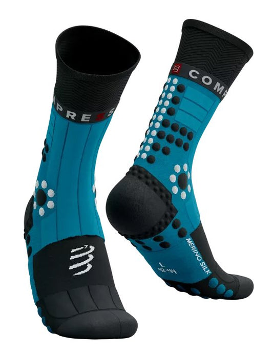 Chaussettes Compressport Ultra Trail Sock bleu