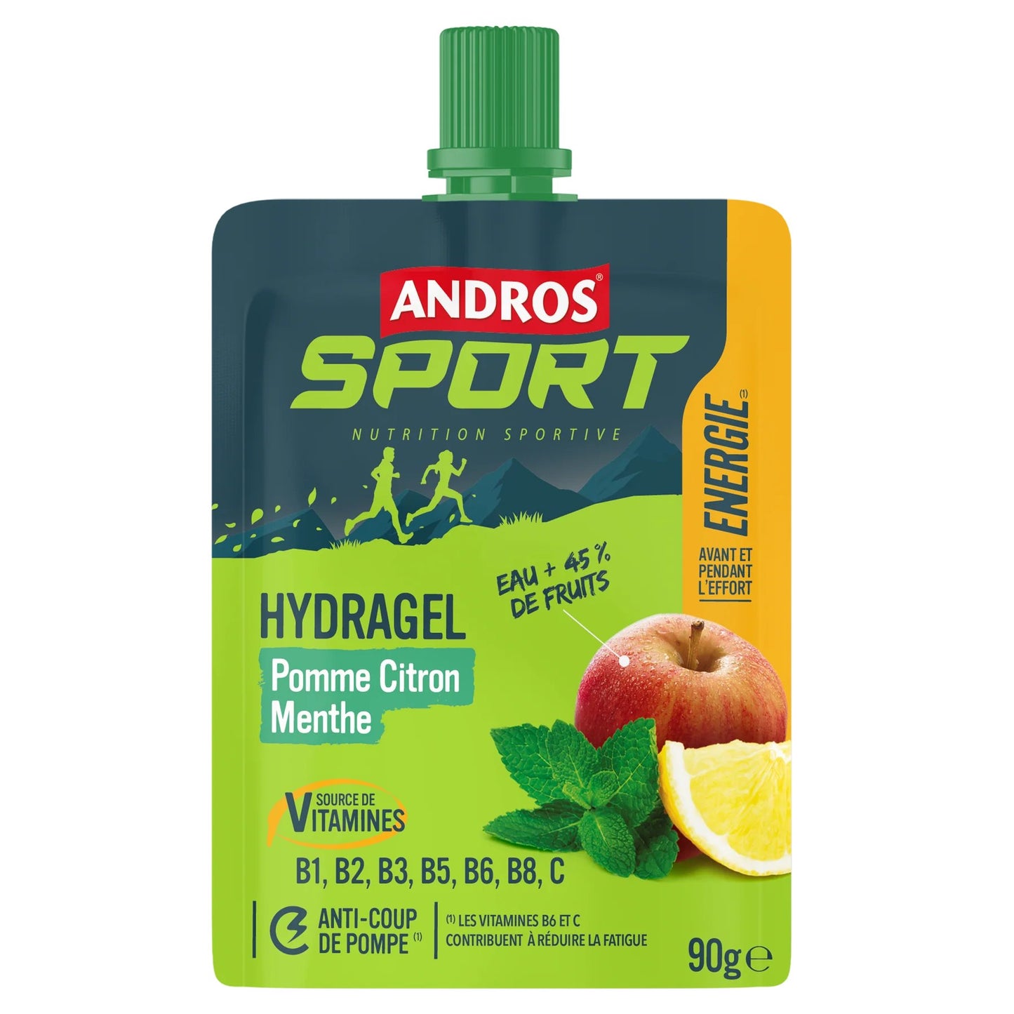 Compote Hydragel Andros poire citron menthe