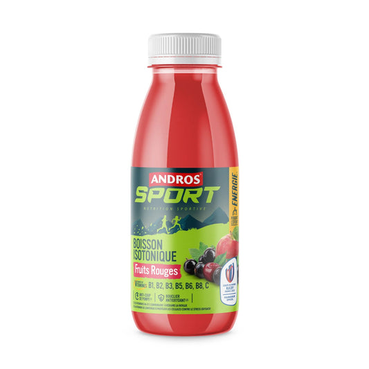 Boisson isotonique FRUITS ROUGES 500 ML  Andros sport