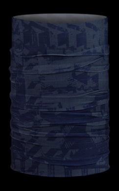 Tour de cou Buff Ecostrech clear night blue