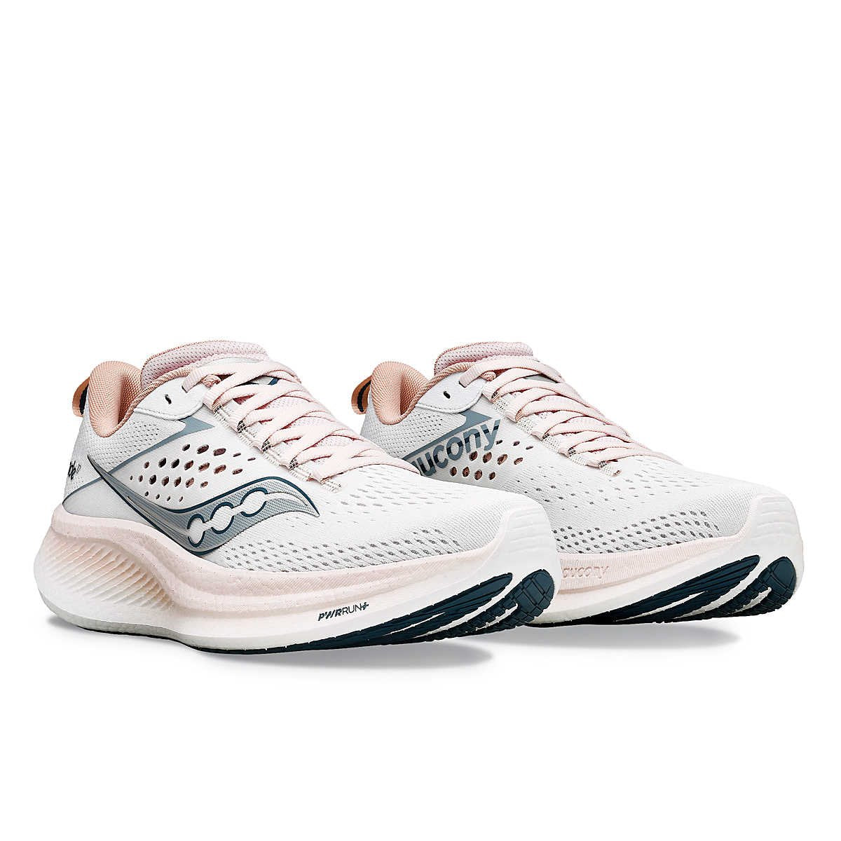 Chaussure de Route Saucony femme Ride 17 rose pastel