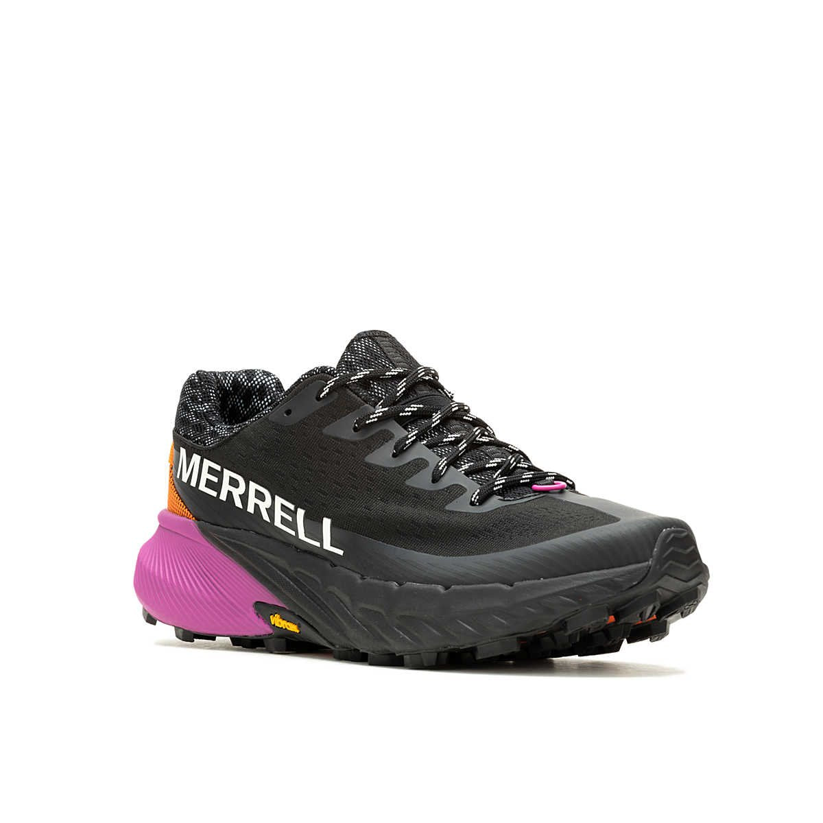 Chaussure de Trail Merrell Agility peak 5 homme Noir orange et rose