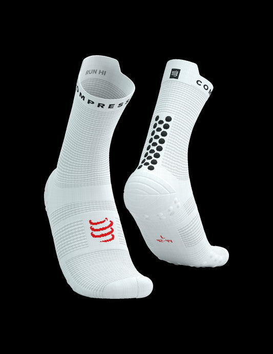 Chaussettes Compressport Pro Racing Socks v4.0 run Blanc