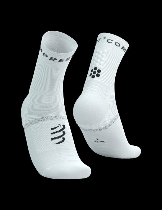 Chaussettes Compressport Pro Marathon socks blanc noir