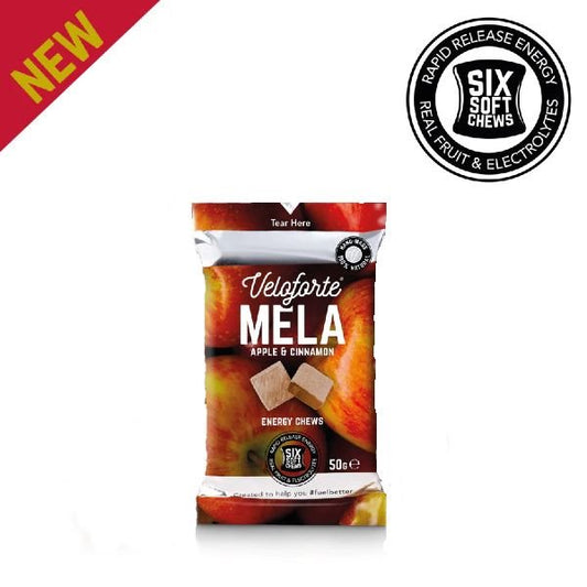 Gommes x 6 Veloforte Mela Energy Chews (50g) - Pomme Cannelle