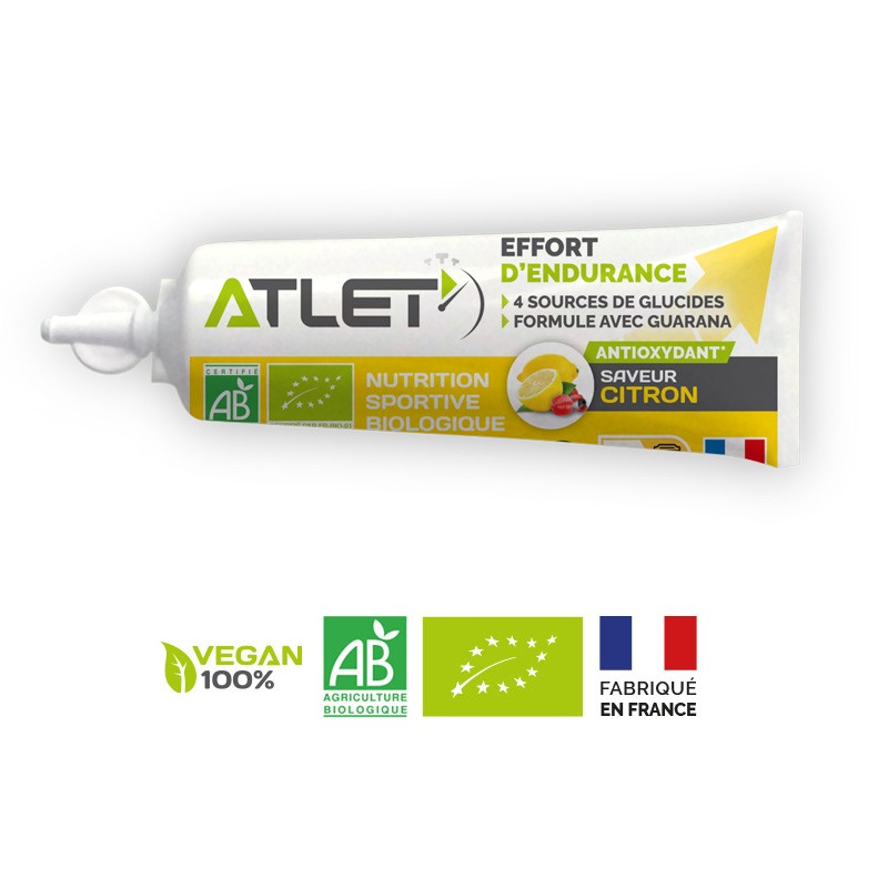 Gels énergétique ATLET citron