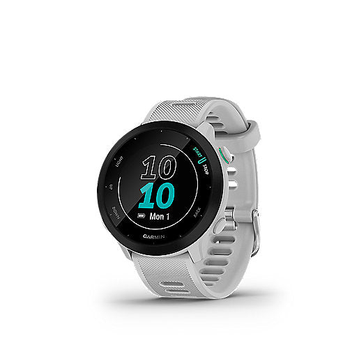 Montre cardio gps Garmin Forerunner 55 Blanche