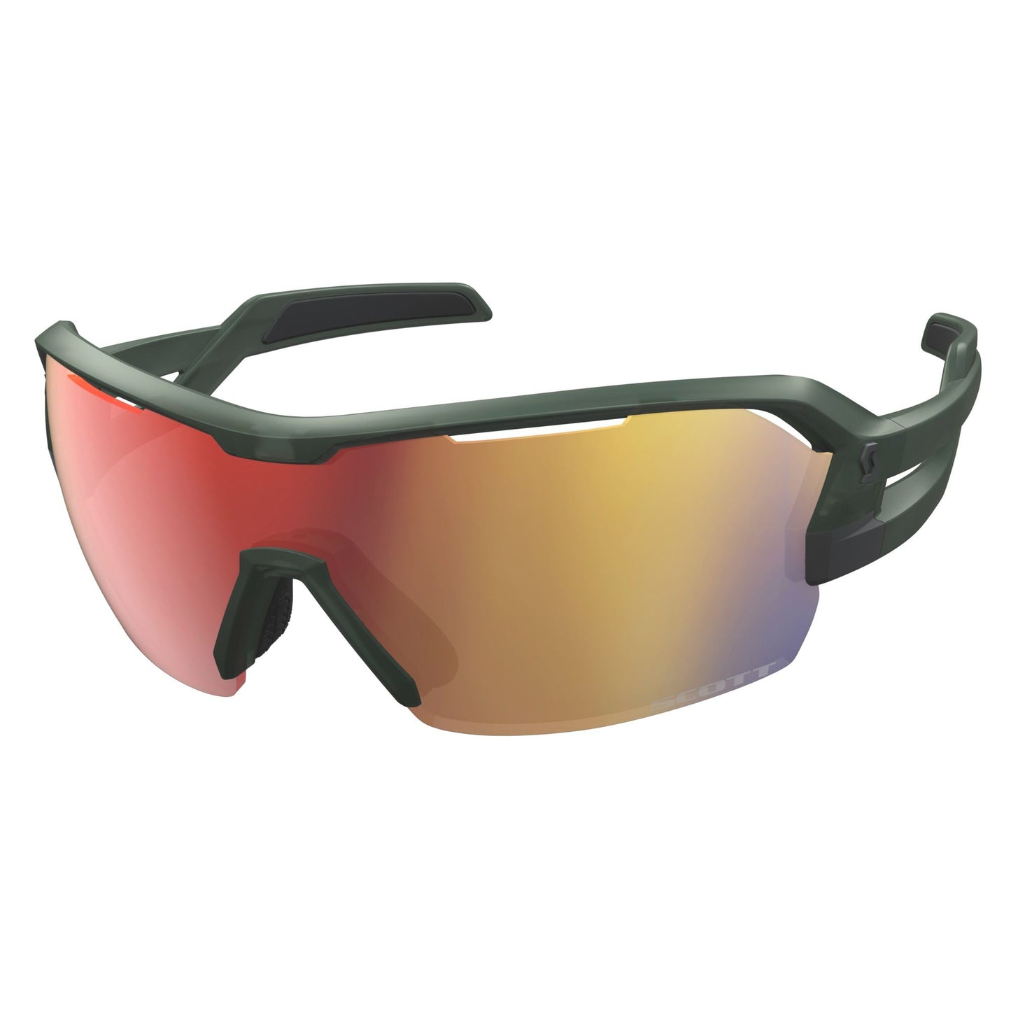 Lunettes Scott SPUR kaki green / red chrome enhancer + clear