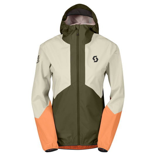 Veste imperméable Femme Scott Explorair Light dryo 2.5L Kaki beige orange