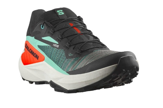 Chaussure de Trail Genesis Salomon noir et vert electrique