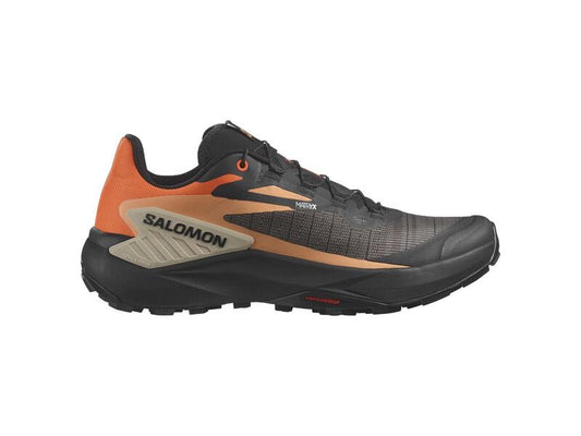 Chaussure de Trail Genesis Femme Salomon noir et orange