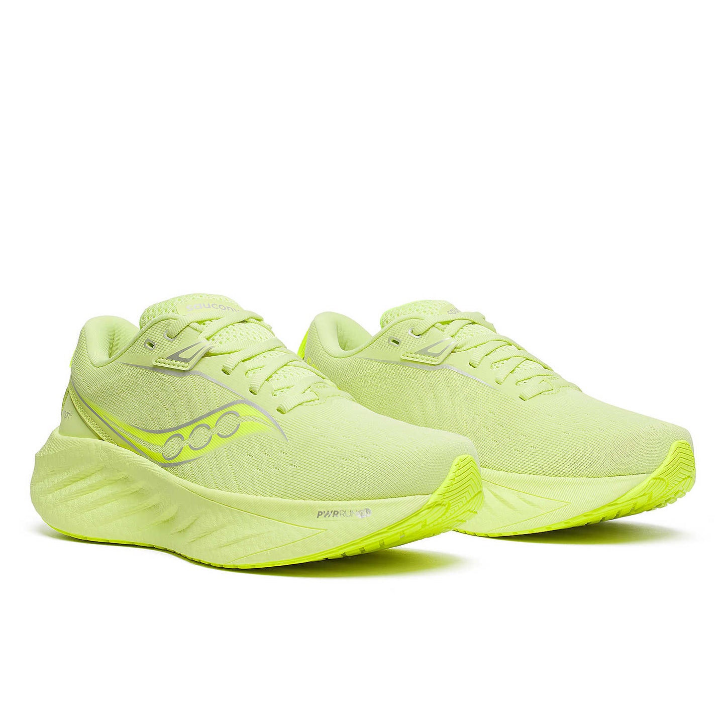 Chaussure de Route Saucony femme Triumph 22 jaune full fluo