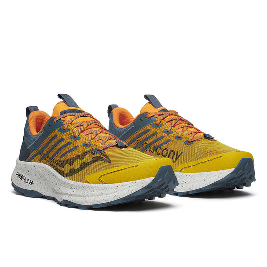 Chaussure de trail Saucony homme Ride 15 TR 2 Jaune chêne