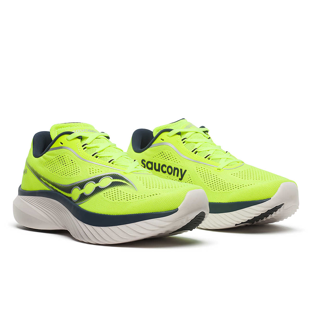 Chaussure de Route Saucony homme Kinvara 15 Jaune fluo