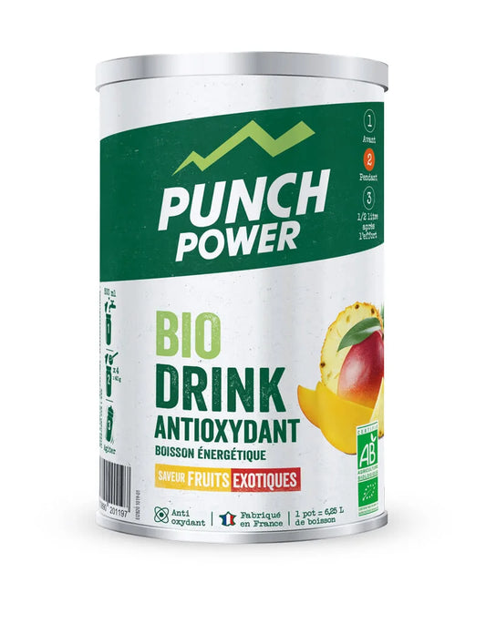 Boisson d'effort Punch Power longue distance Fruits exotiques 500 grammes