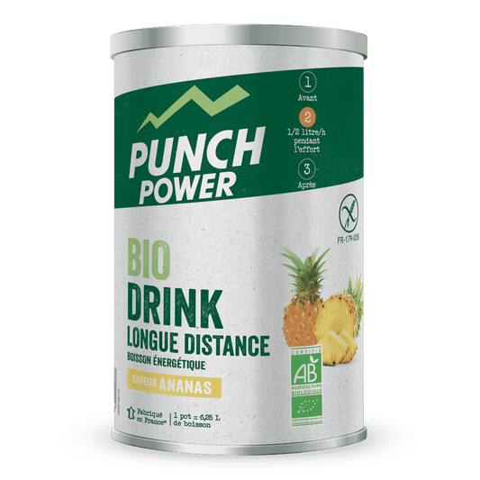 Boisson d'effort Punch Power longue distance Ananas 500 grammes