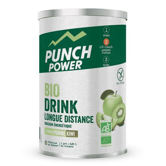 Boisson d'effort Punch Power longue distance Pomme kiwi 500 grammes