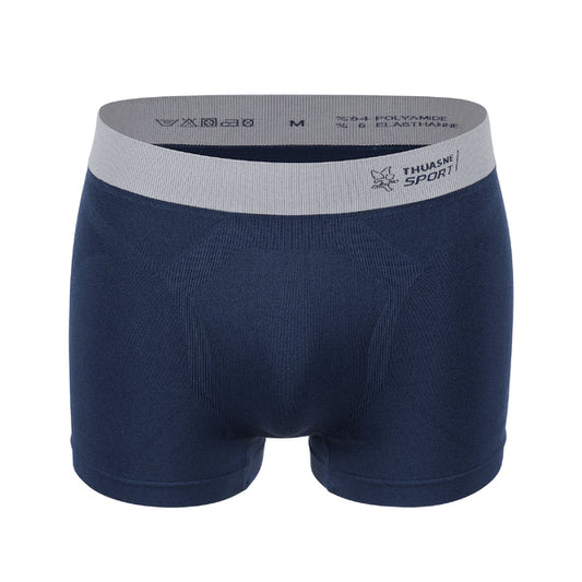 Boxer sans couture SEAMLESS Thuasne Sport bleu marine