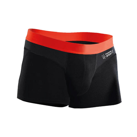 Boxer coutures plates TECH CONFORT  Thuasne Sport noir