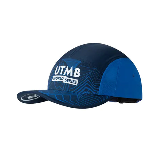 Casquette Buff 5 panel UTMB  World series bleu