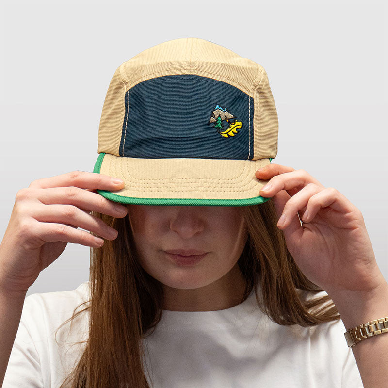 Casquette 5 Panel Des Bosses et des Bulles beige