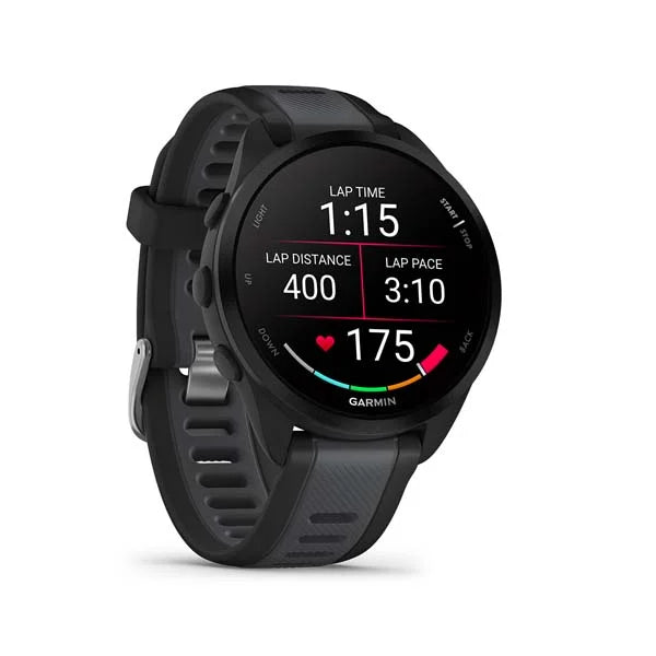 Montre cardio gps Garmin Forerunner 165 Noire