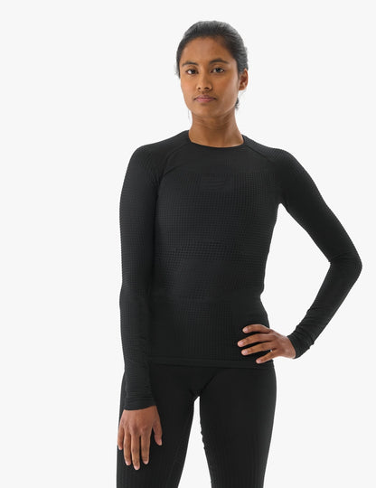 Tee-shirt manches longues femme  Compressport On/Off Base Layer noir